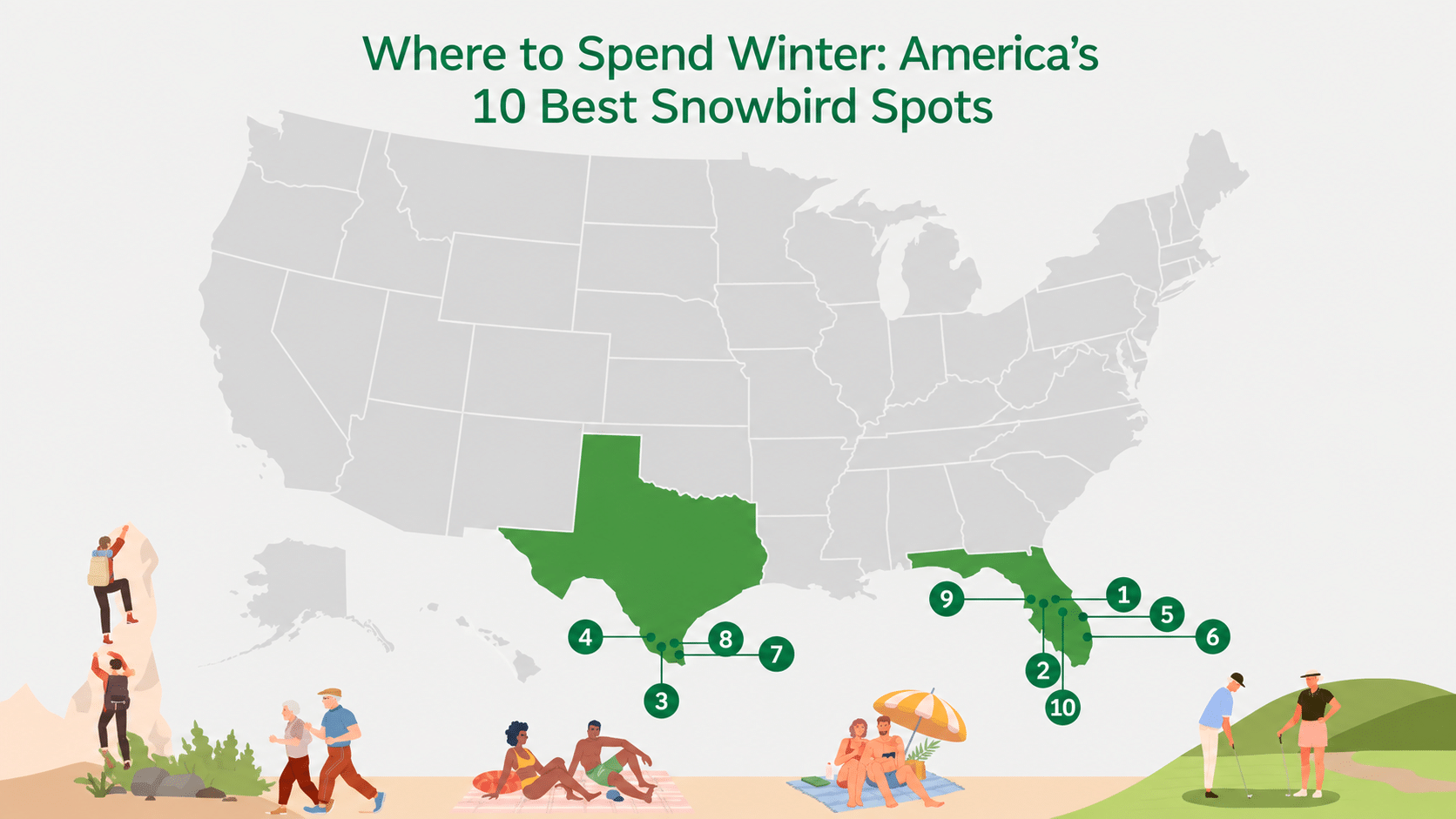 America’s 10 Best Snowbird Spots