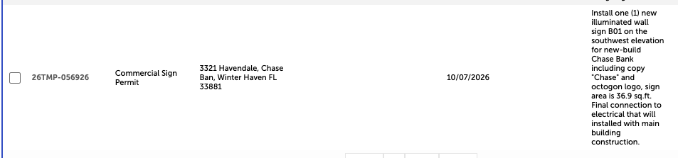 Chase Bank Auburndale